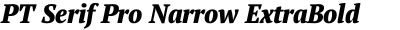 PT Serif Pro Narrow ExtraBold Italic